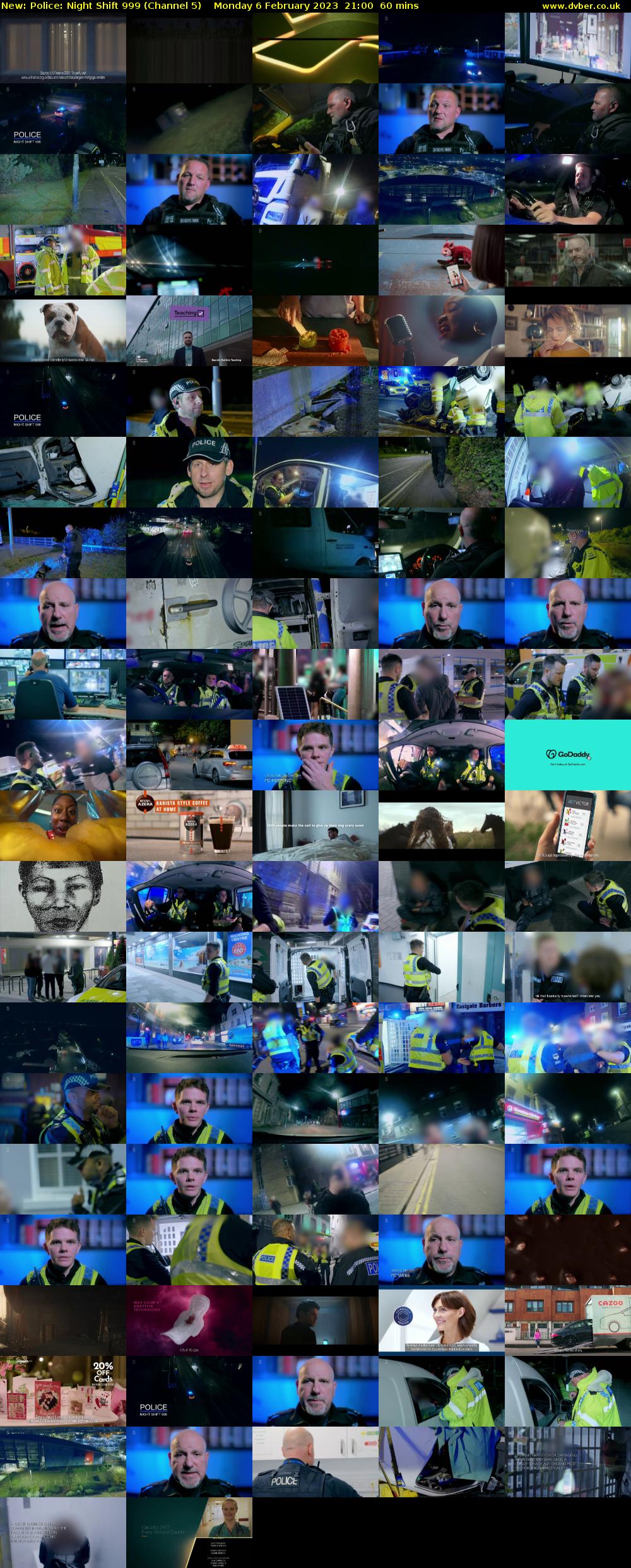Police: Night Shift 999 (Channel 5) Monday 6 February 2023 21:00 - 22:00