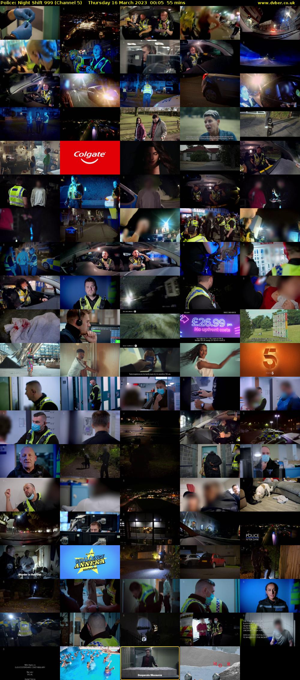 Police: Night Shift 999 (Channel 5) Thursday 16 March 2023 00:05 - 01:00