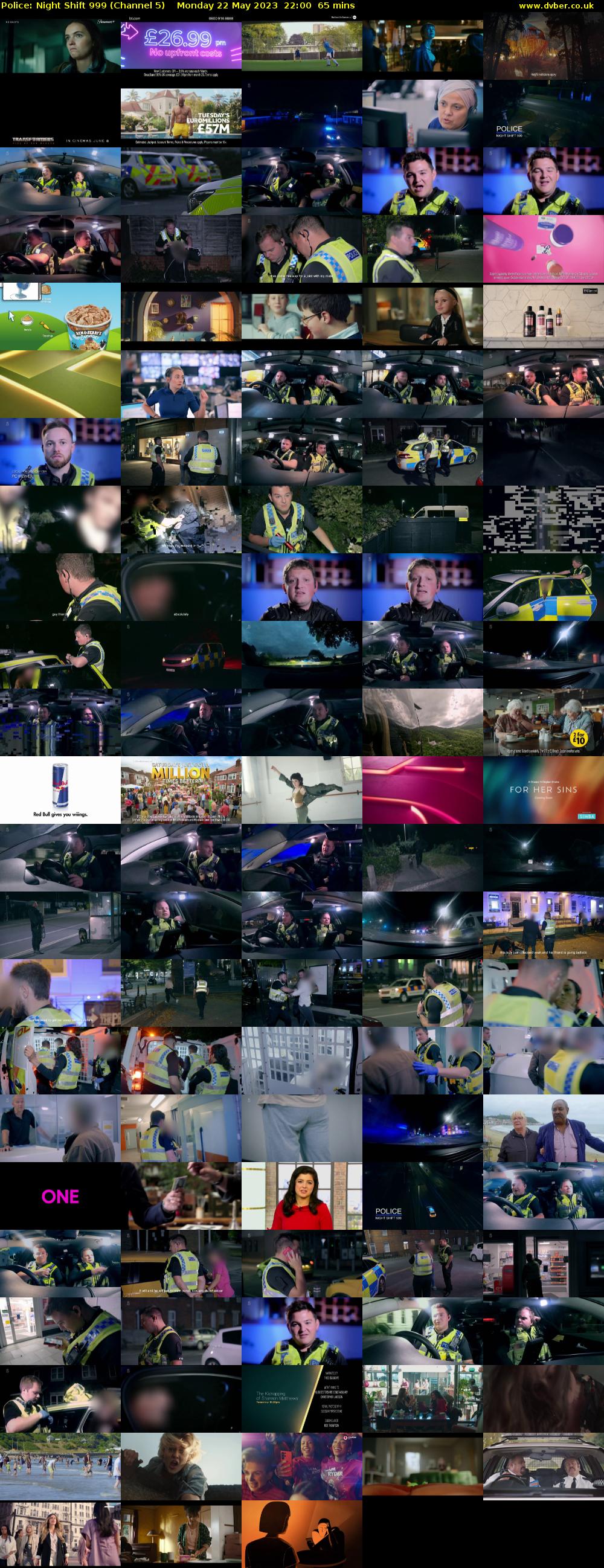 Police: Night Shift 999 (Channel 5) Monday 22 May 2023 22:00 - 23:05