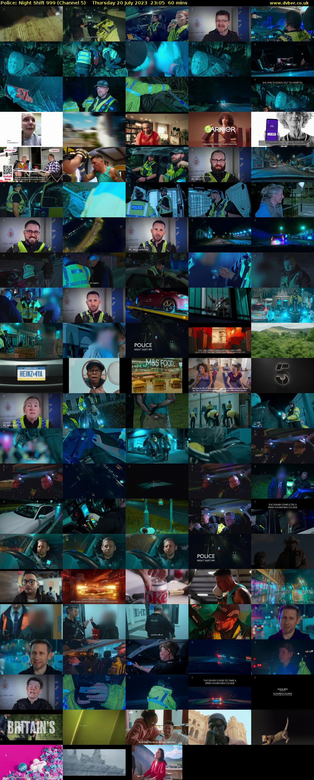 Police: Night Shift 999 (Channel 5) Thursday 20 July 2023 23:05 - 00:05