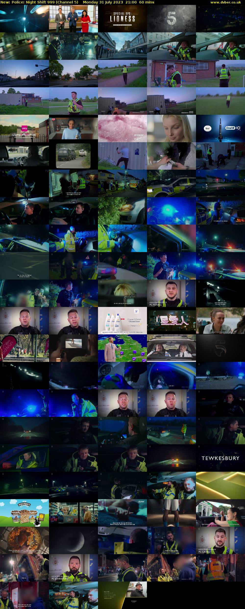 Police: Night Shift 999 (Channel 5) Monday 31 July 2023 21:00 - 22:00