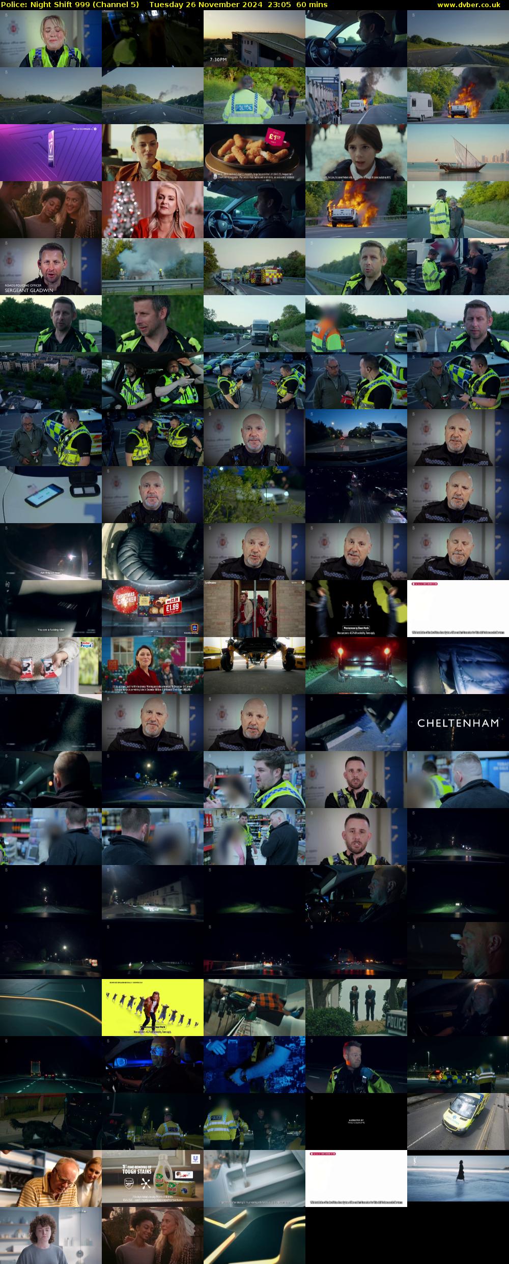 Police: Night Shift 999 (Channel 5) Tuesday 26 November 2024 23:05 - 00:05