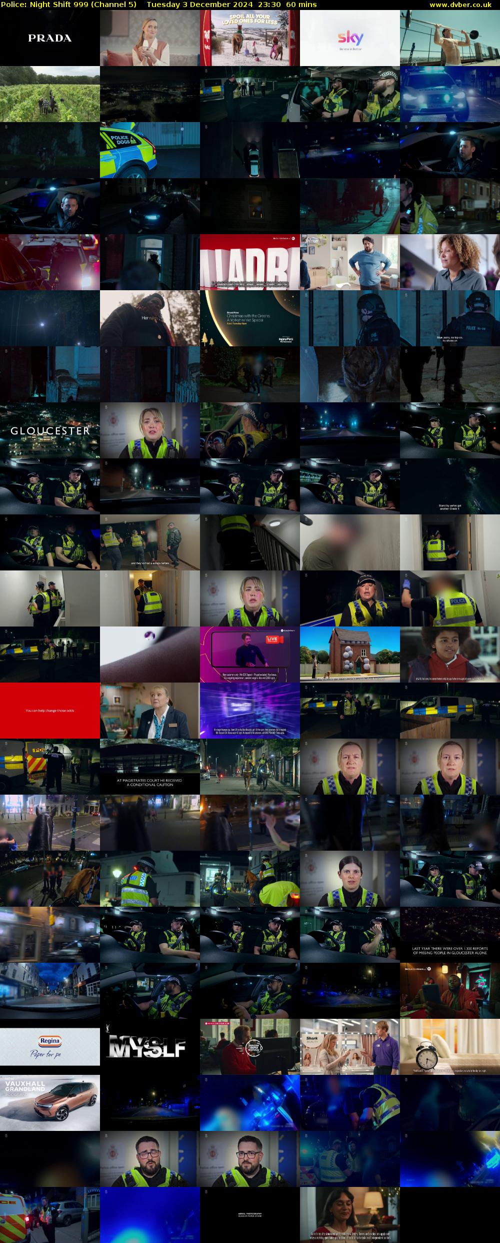 Police: Night Shift 999 (Channel 5) Tuesday 3 December 2024 23:30 - 00:30