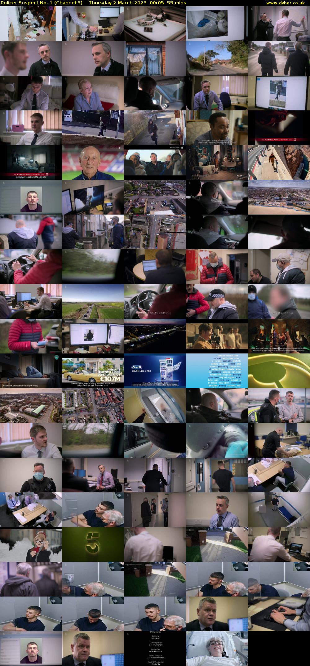 Police: Suspect No. 1 (Channel 5) Thursday 2 March 2023 00:05 - 01:00