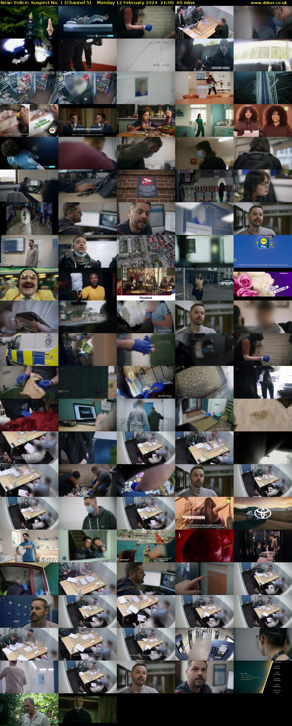 Police: Suspect No. 1 (Channel 5) Monday 12 February 2024 21:00 - 22:00