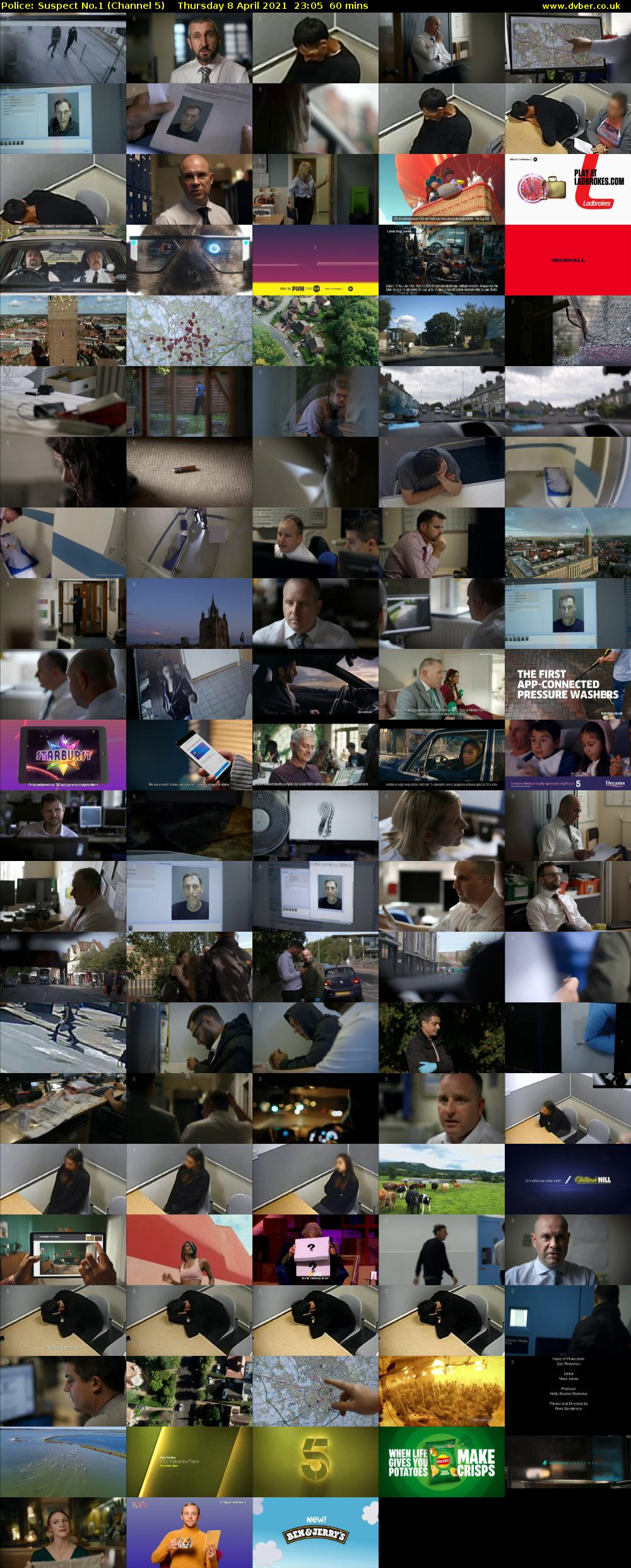 Police: Suspect No.1 (Channel 5) Thursday 8 April 2021 23:05 - 00:05