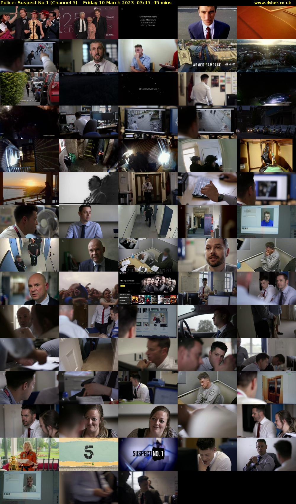 Police: Suspect No.1 (Channel 5) Friday 10 March 2023 03:45 - 04:30