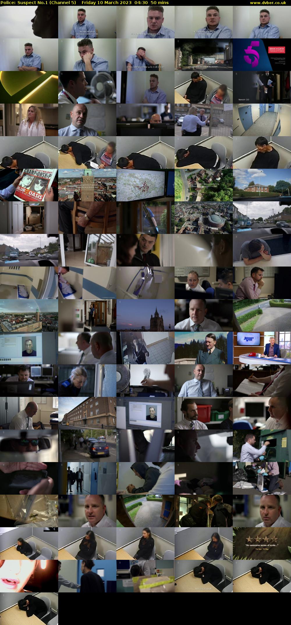 Police: Suspect No.1 (Channel 5) Friday 10 March 2023 04:30 - 05:20