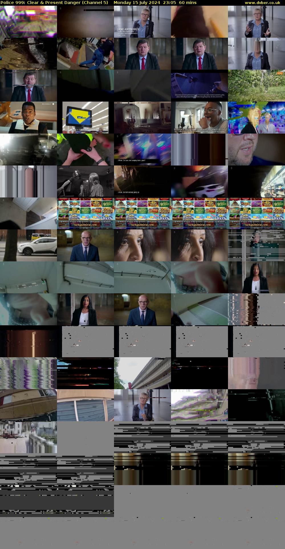 Police 999: Clear & Present Danger (Channel 5) Monday 15 July 2024 23:05 - 00:05
