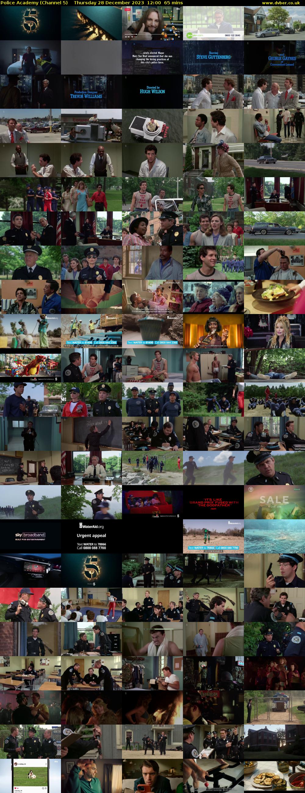 Police Academy (Channel 5) Thursday 28 December 2023 12:00 - 13:05