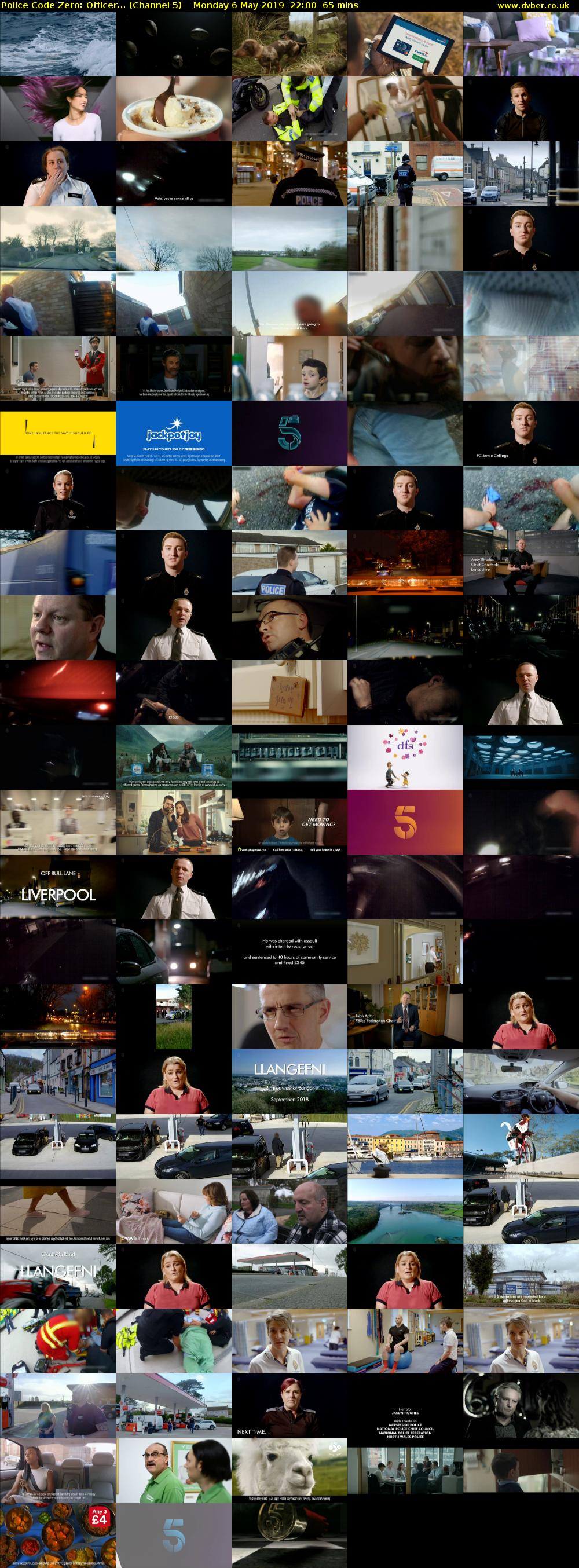 Police Code Zero: Officer... (Channel 5) Monday 6 May 2019 22:00 - 23:05