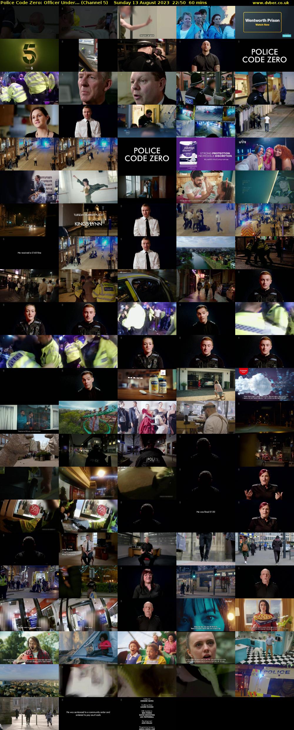 Police Code Zero: Officer Under... (Channel 5) Sunday 13 August 2023 22:50 - 23:50
