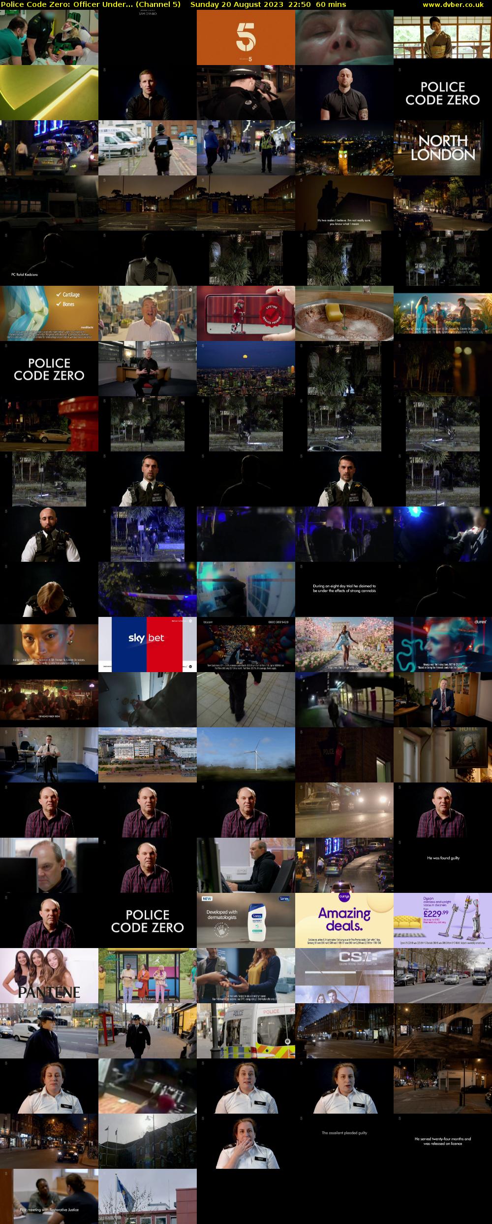 Police Code Zero: Officer Under... (Channel 5) Sunday 20 August 2023 22:50 - 23:50