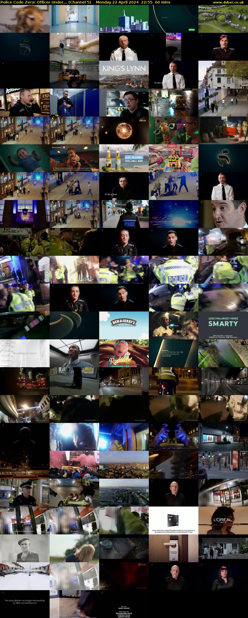 Police Code Zero: Officer Under... (Channel 5) Monday 22 April 2024 22:55 - 23:55