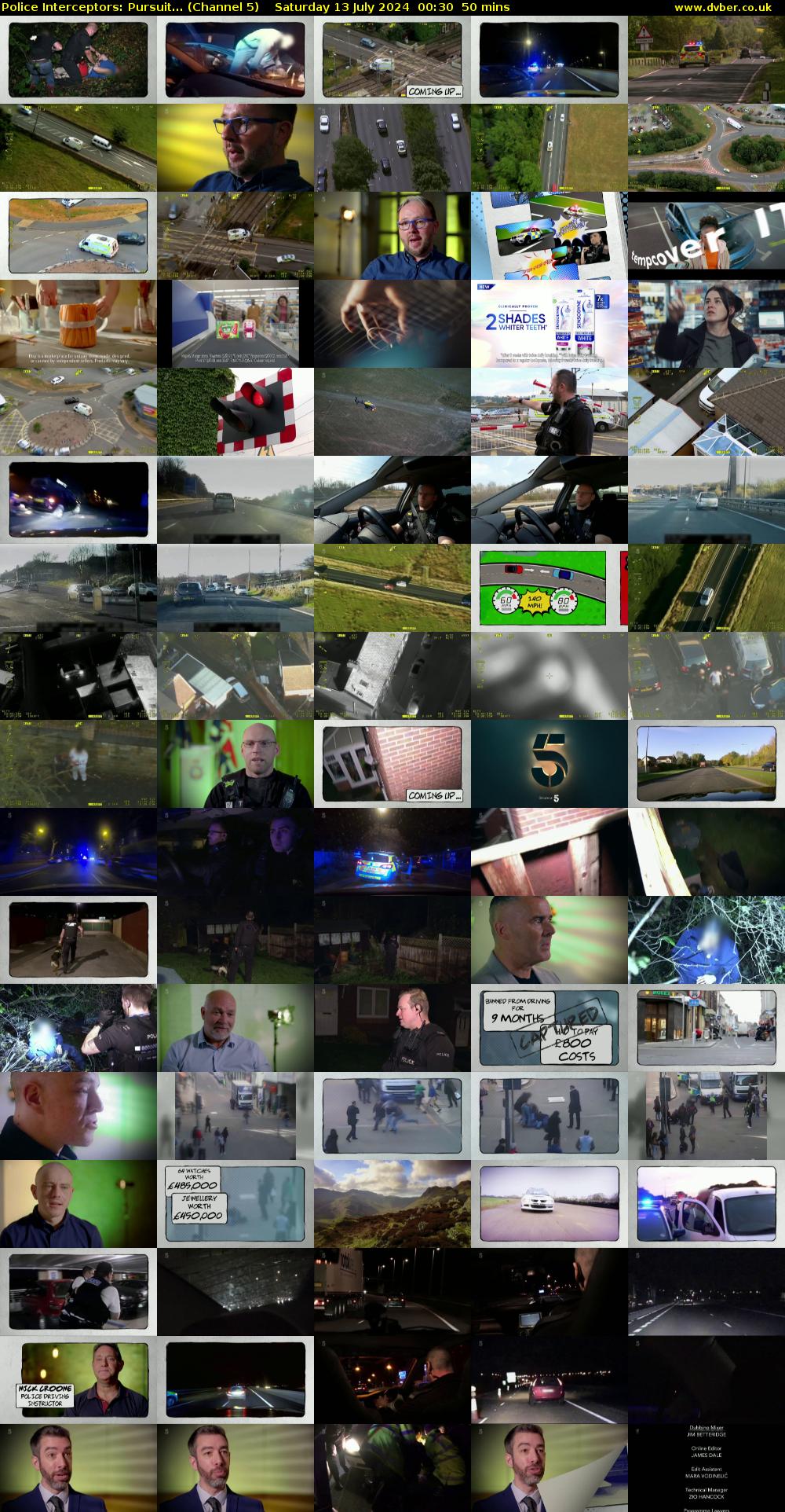 Police Interceptors: Pursuit... (Channel 5) Saturday 13 July 2024 00:30 - 01:20