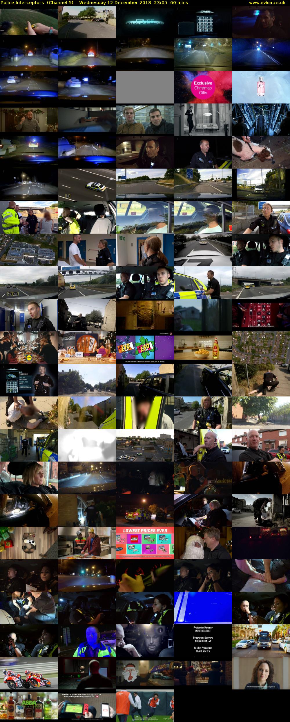 Police Interceptors  (Channel 5) Wednesday 12 December 2018 23:05 - 00:05
