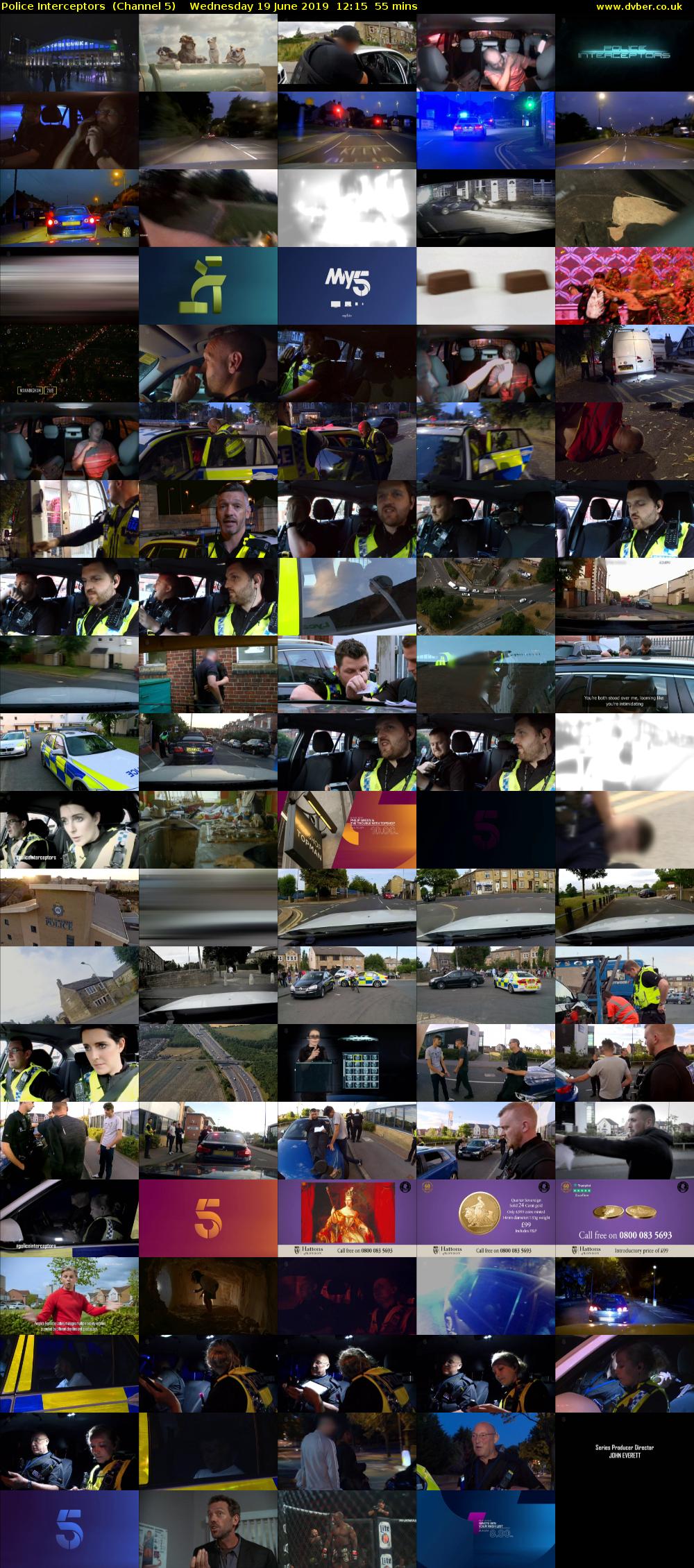 Police Interceptors  (Channel 5) Wednesday 19 June 2019 12:15 - 13:10