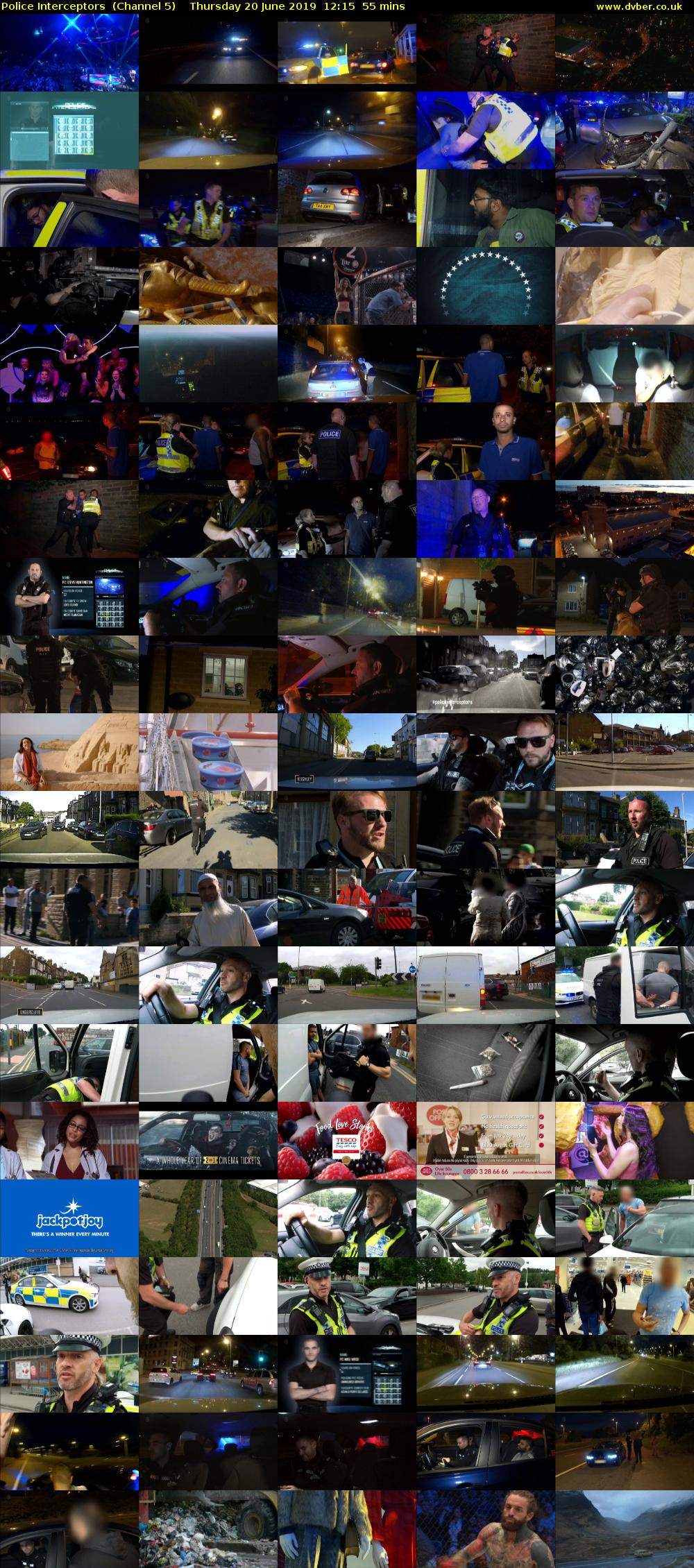 Police Interceptors  (Channel 5) Thursday 20 June 2019 12:15 - 13:10