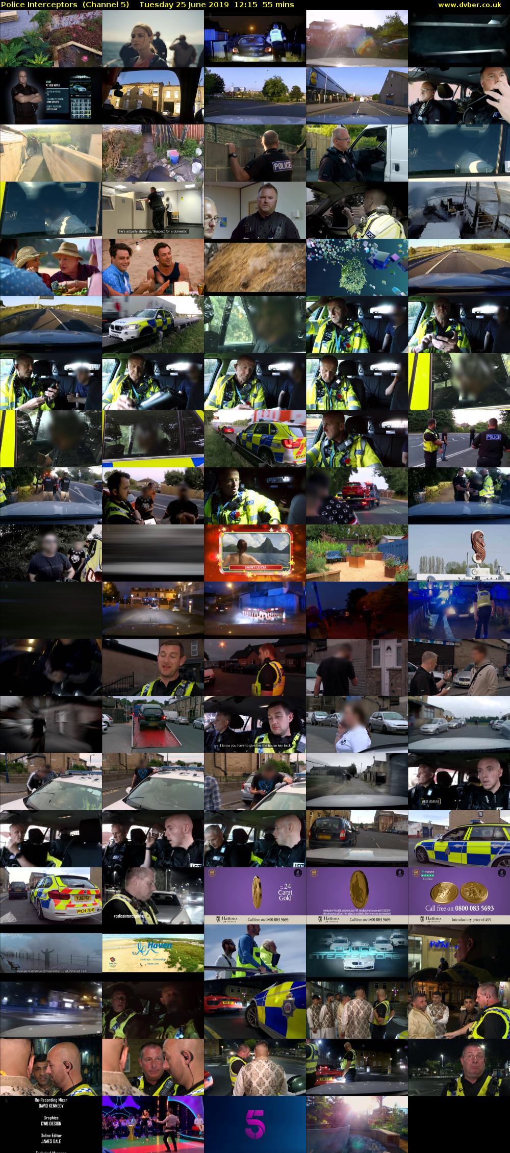 Police Interceptors  (Channel 5) Tuesday 25 June 2019 12:15 - 13:10