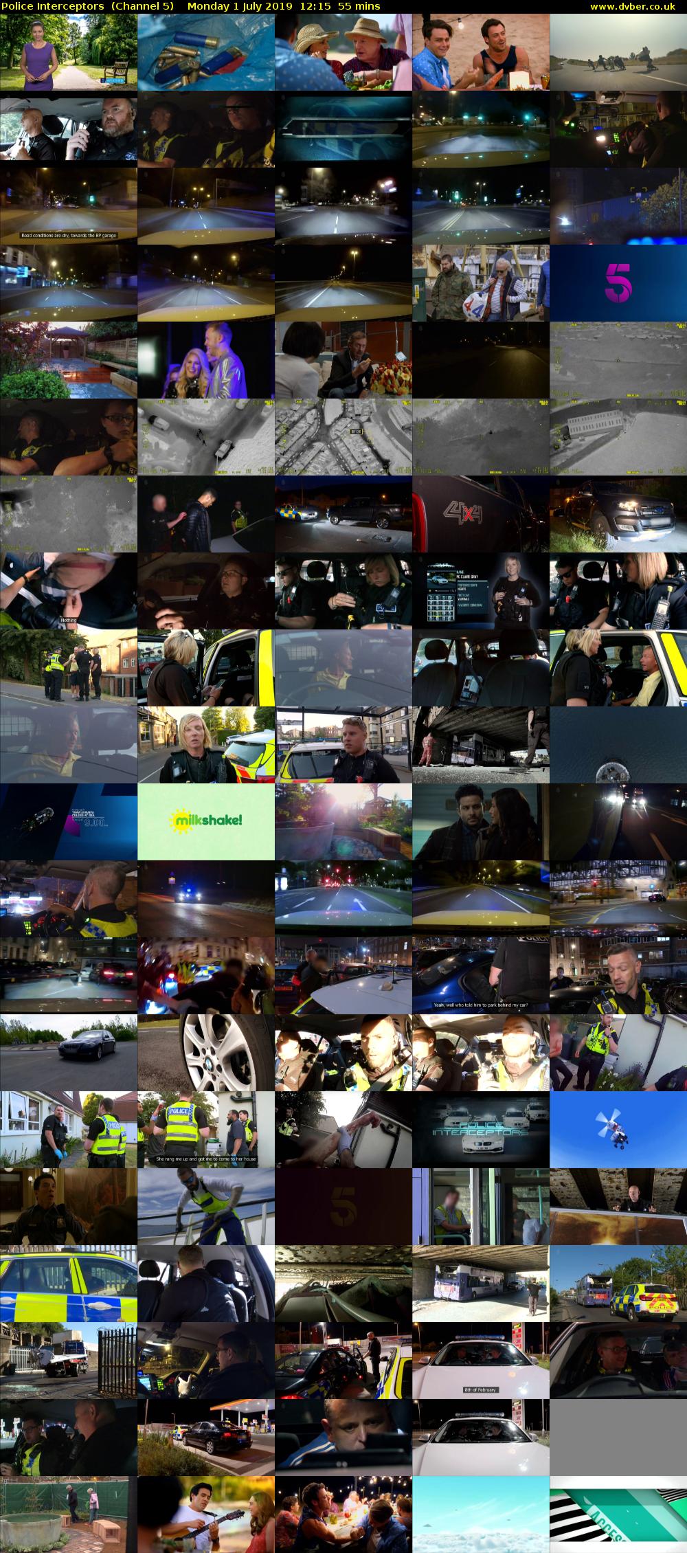 Police Interceptors  (Channel 5) Monday 1 July 2019 12:15 - 13:10