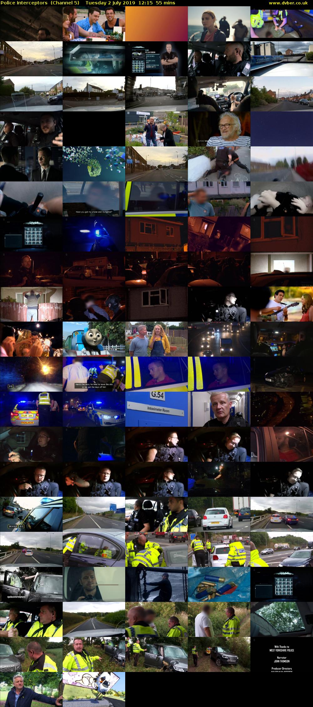 Police Interceptors  (Channel 5) Tuesday 2 July 2019 12:15 - 13:10