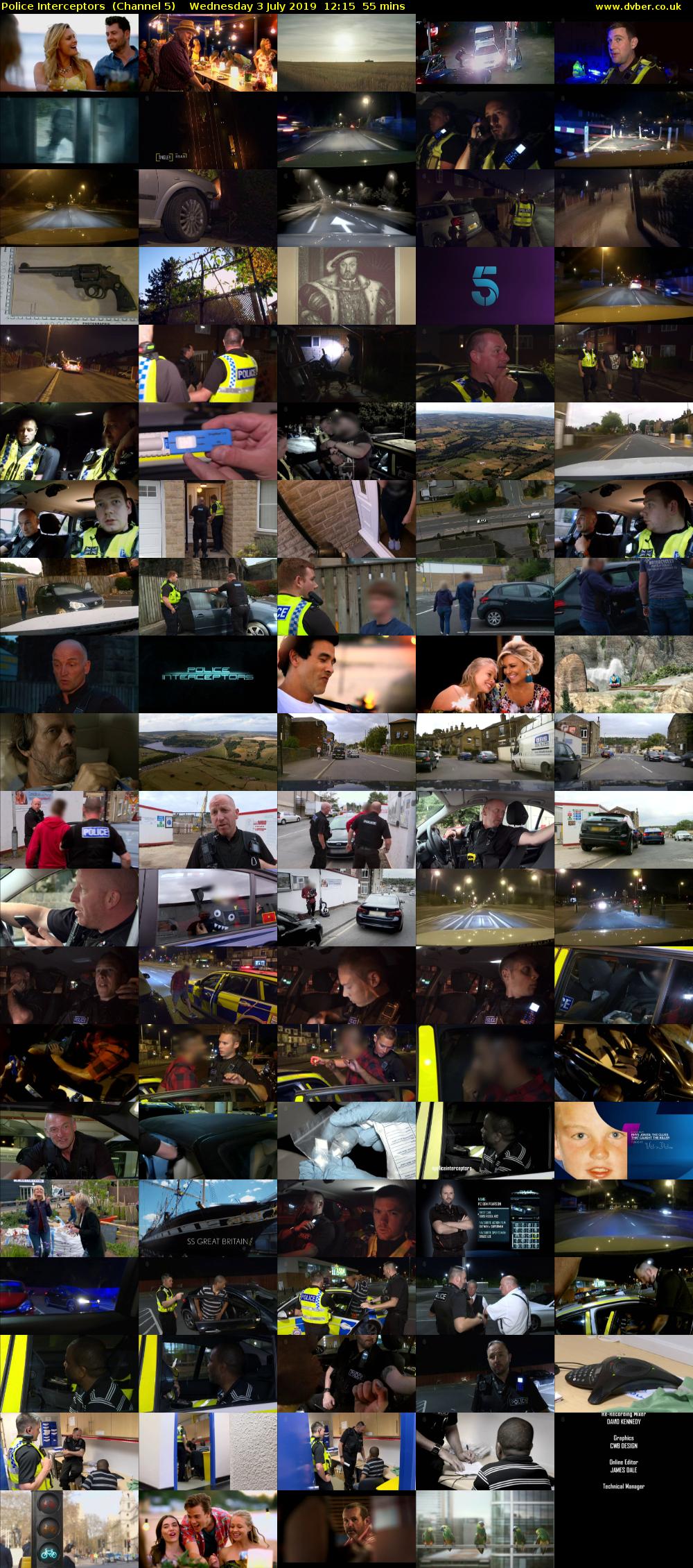Police Interceptors  (Channel 5) Wednesday 3 July 2019 12:15 - 13:10