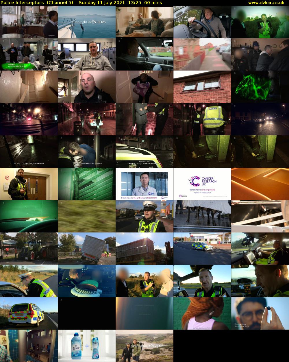 Police Interceptors  (Channel 5) Sunday 11 July 2021 13:25 - 14:25