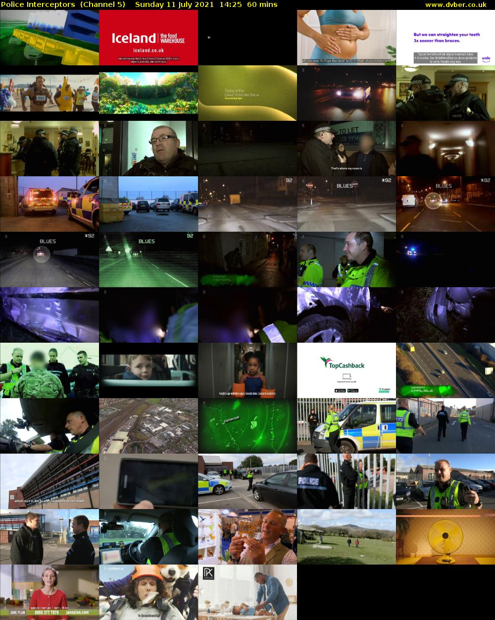 Police Interceptors  (Channel 5) Sunday 11 July 2021 14:25 - 15:25