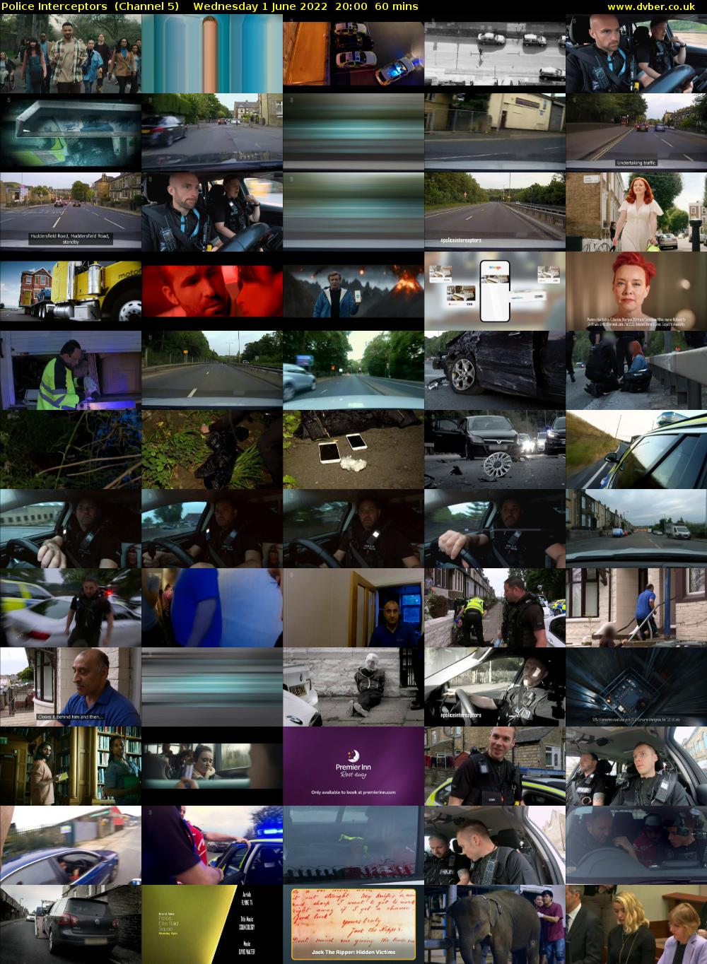 Police Interceptors  (Channel 5) Wednesday 1 June 2022 20:00 - 21:00