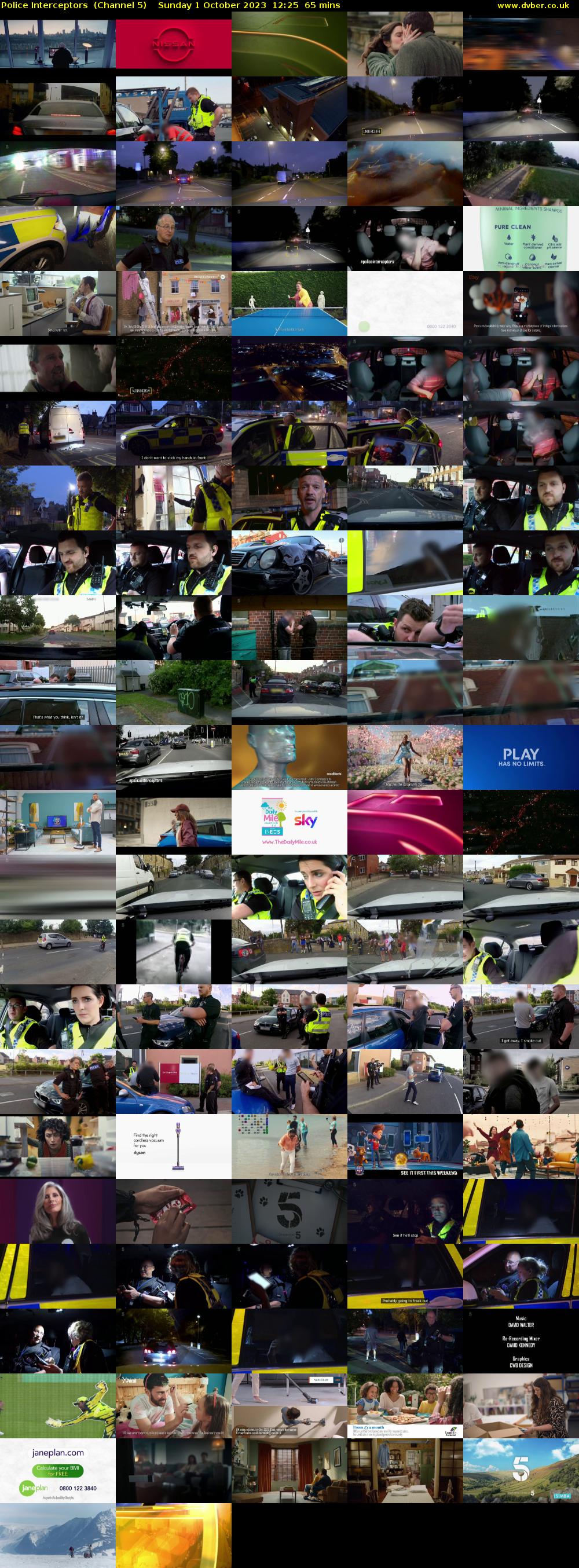 Police Interceptors  (Channel 5) Sunday 1 October 2023 12:25 - 13:30