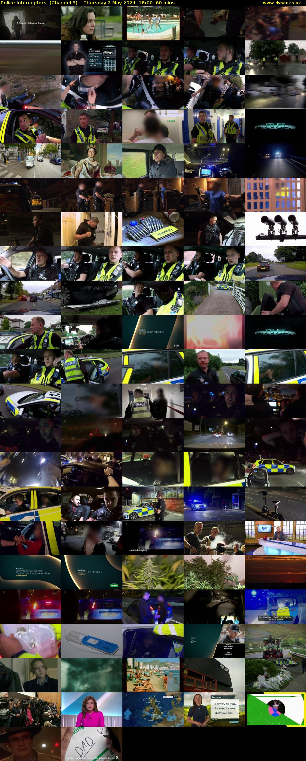 Police Interceptors  (Channel 5) Thursday 2 May 2024 18:00 - 19:00