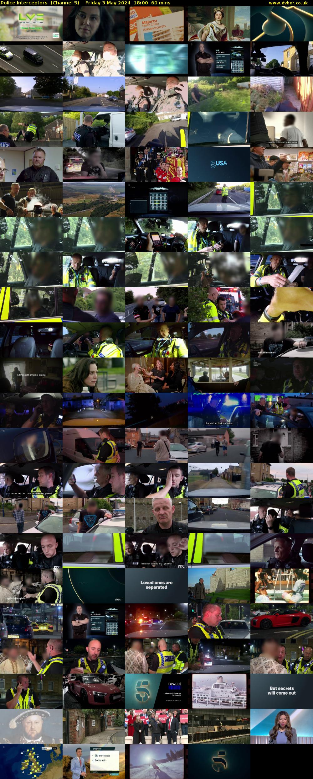 Police Interceptors  (Channel 5) Friday 3 May 2024 18:00 - 19:00