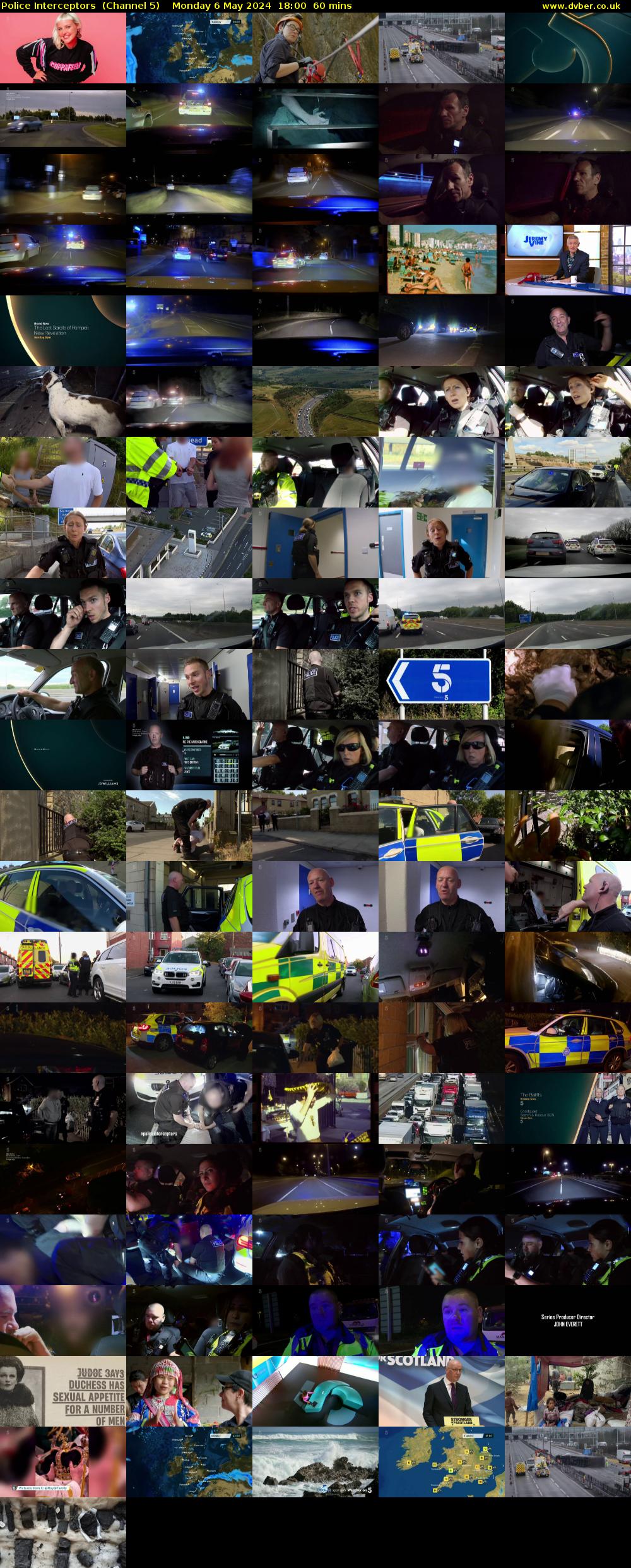 Police Interceptors  (Channel 5) Monday 6 May 2024 18:00 - 19:00