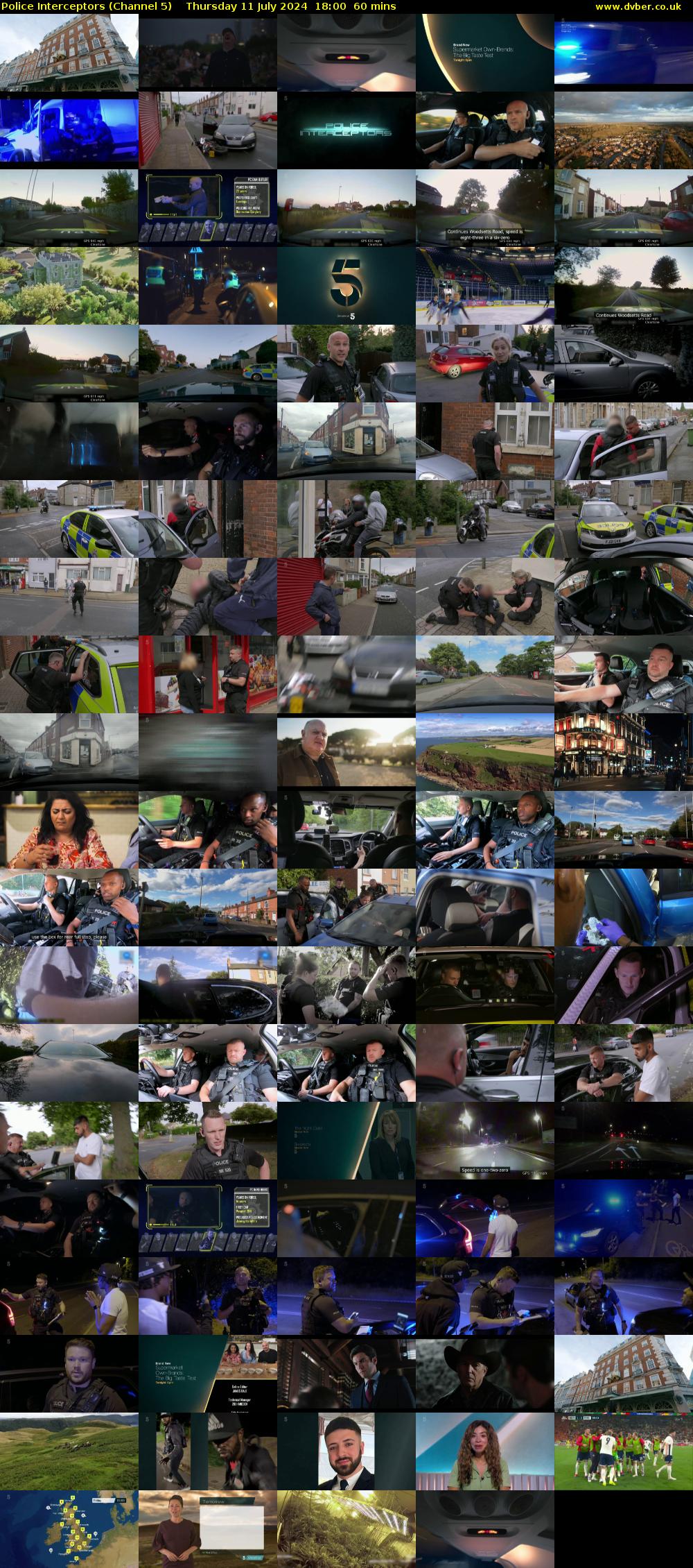 Police Interceptors (Channel 5) Thursday 11 July 2024 18:00 - 19:00