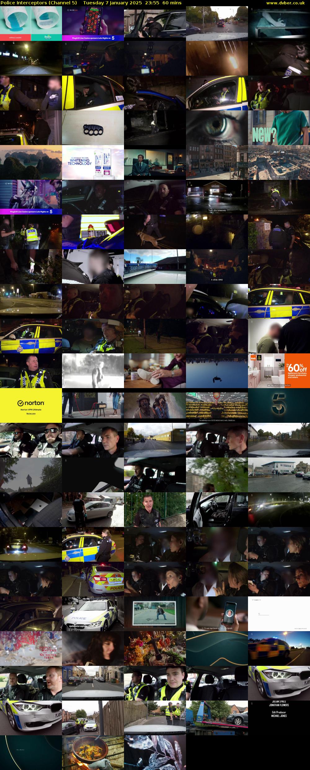 Police Interceptors (Channel 5) Tuesday 7 January 2025 23:55 - 00:55
