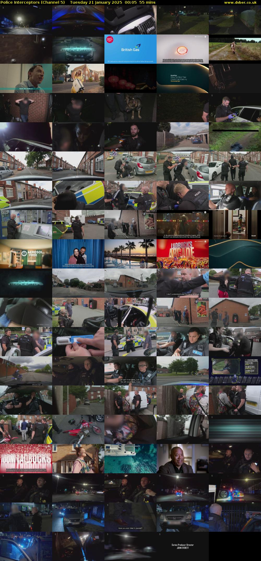 Police Interceptors (Channel 5) Tuesday 21 January 2025 00:05 - 01:00