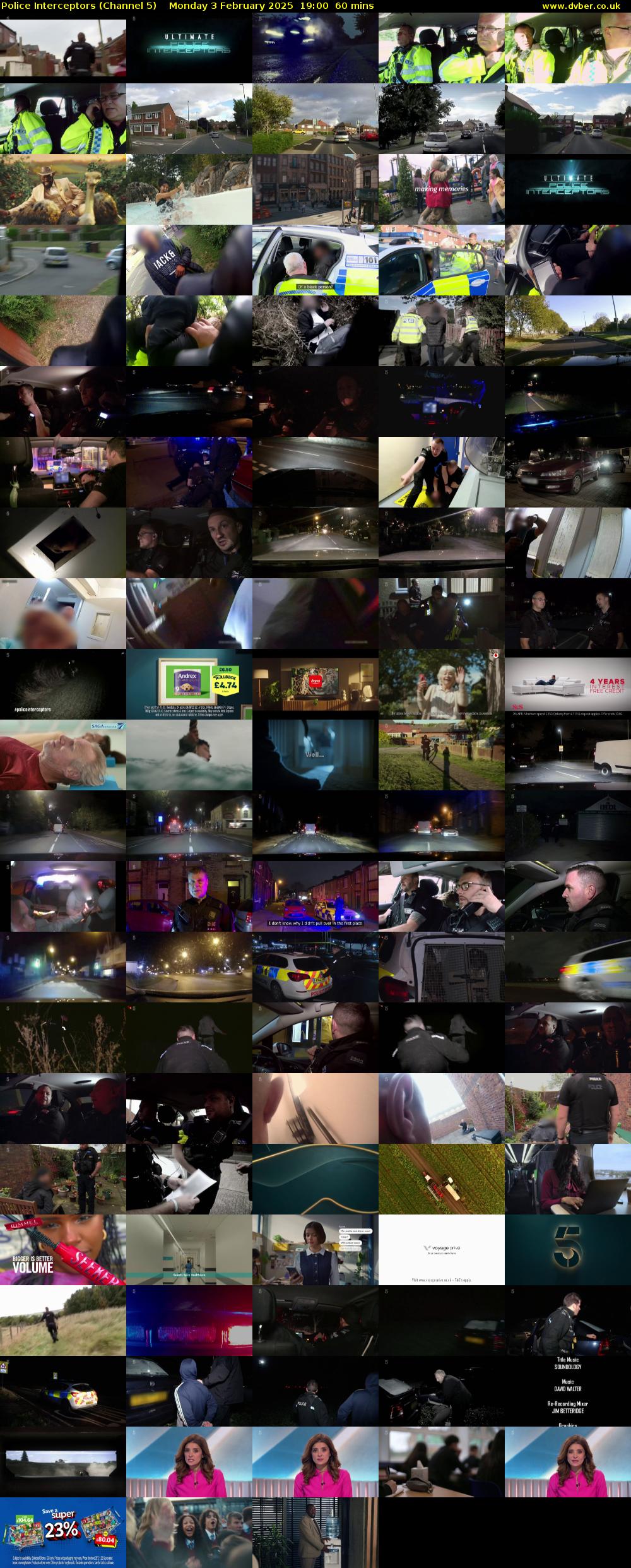 Police Interceptors (Channel 5) Monday 3 February 2025 19:00 - 20:00