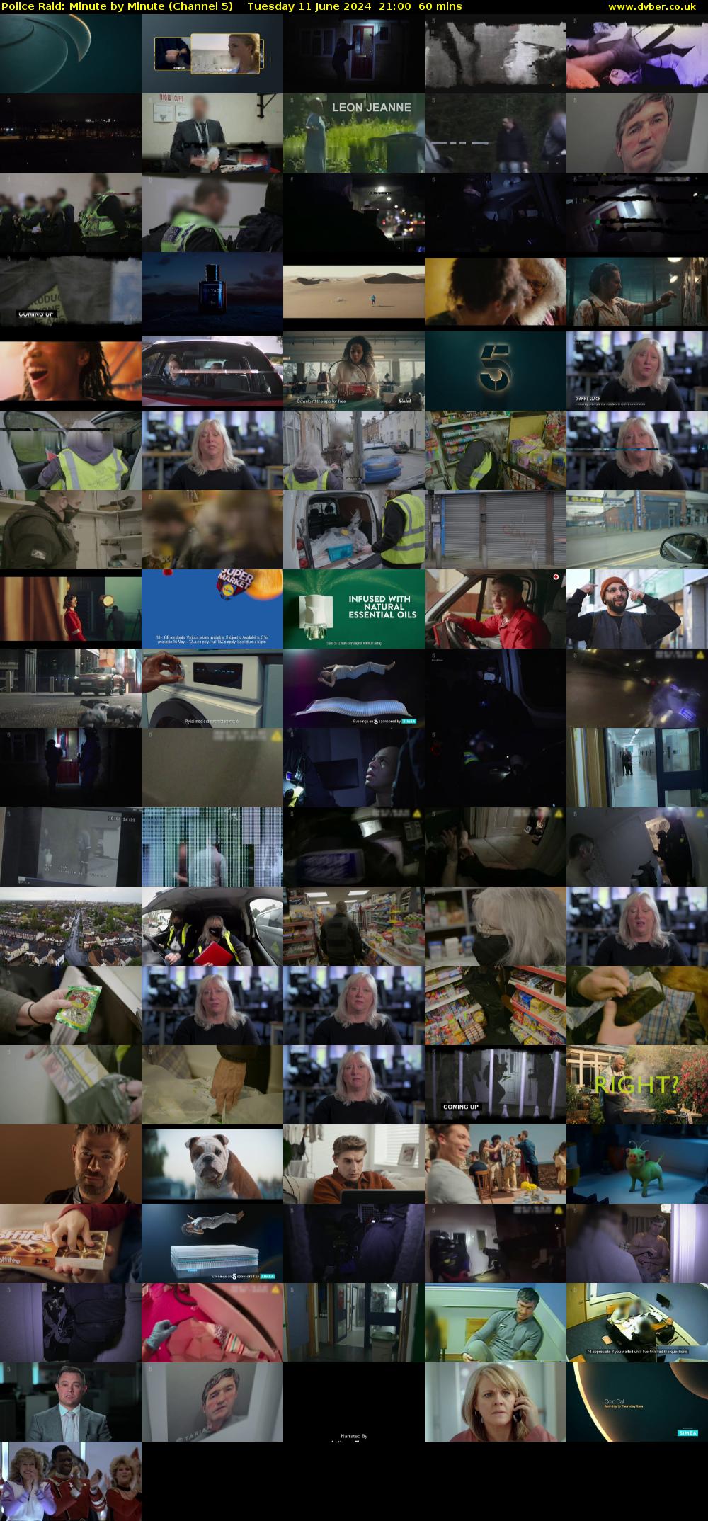 Police Raid: Minute by Minute (Channel 5) Tuesday 11 June 2024 21:00 - 22:00