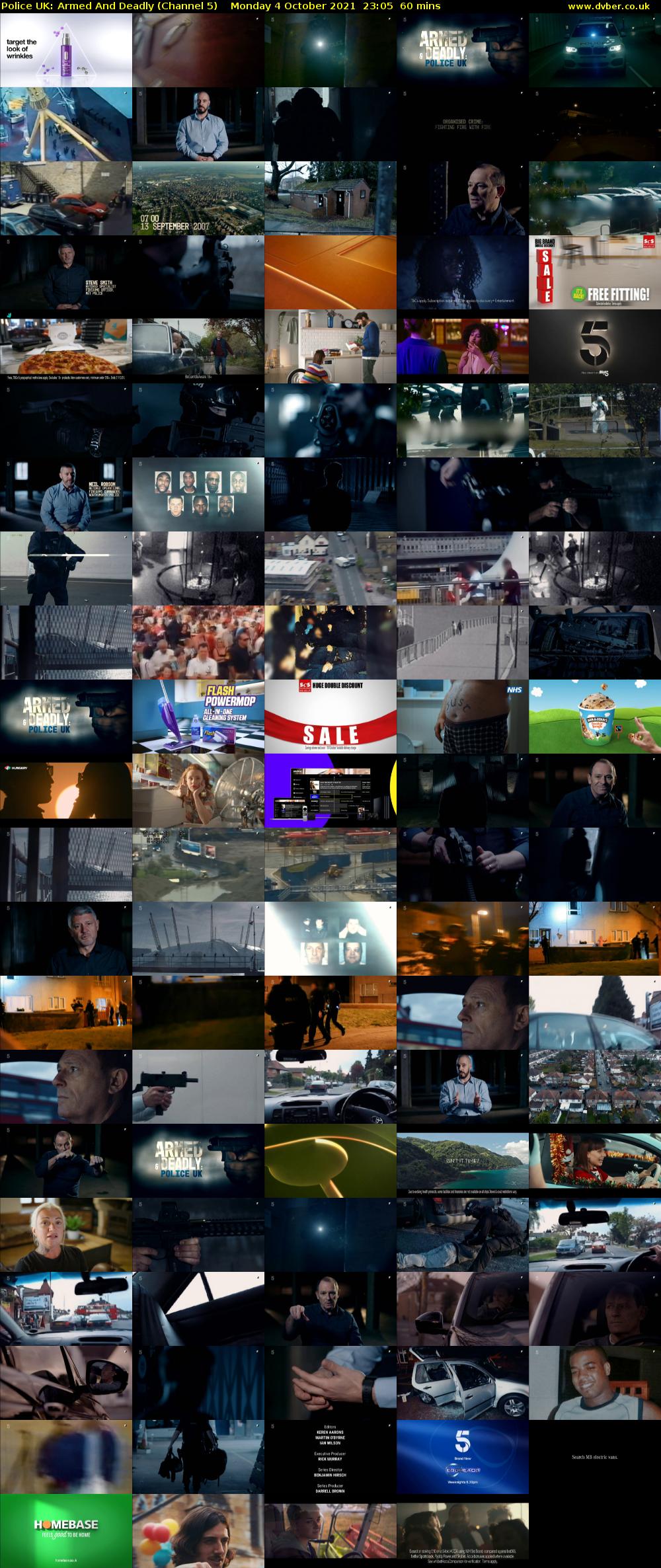 Police UK: Armed And Deadly (Channel 5) Monday 4 October 2021 23:05 - 00:05