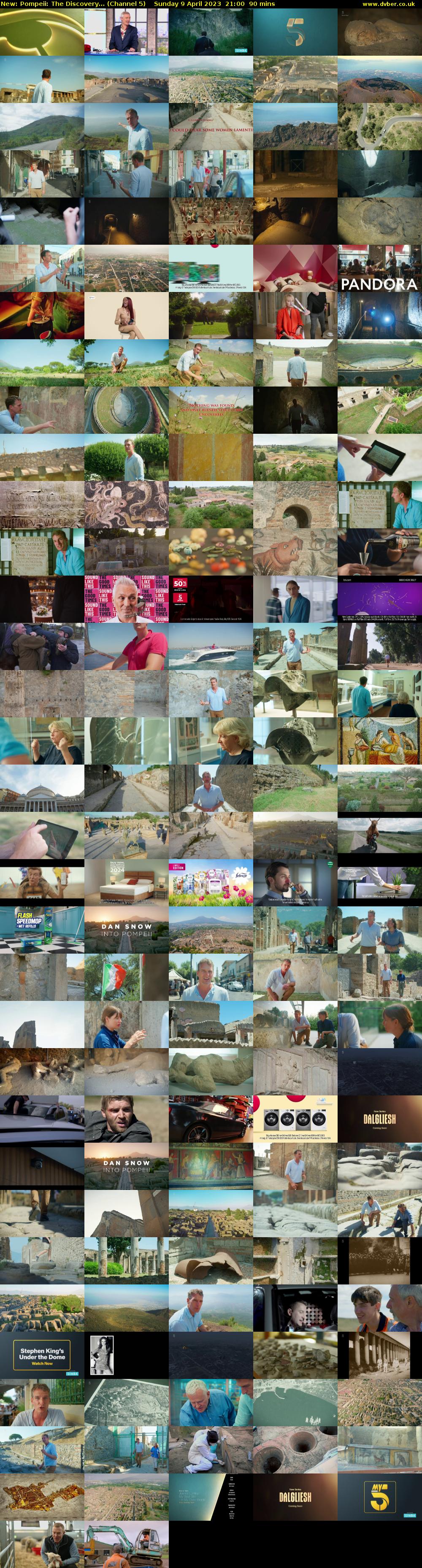 Pompeii: The Discovery... (Channel 5) Sunday 9 April 2023 21:00 - 22:30