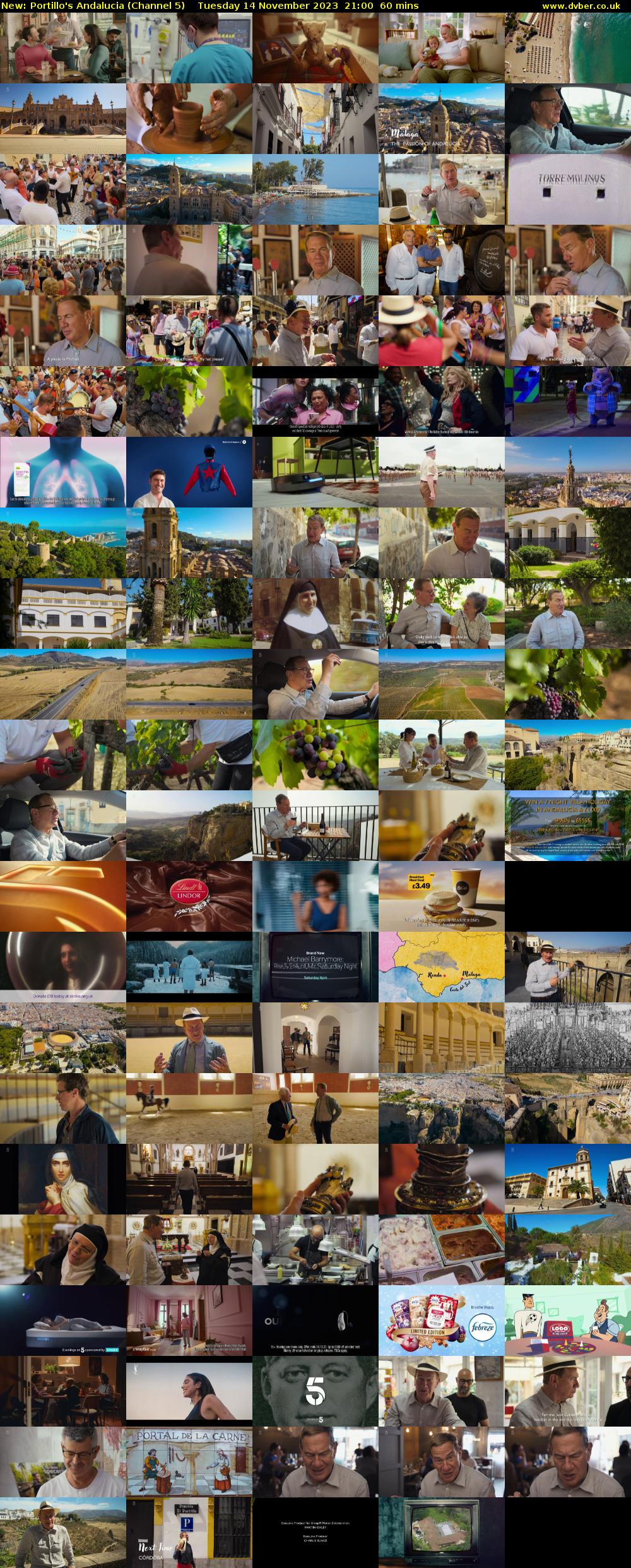 Portillo's Andalucia (Channel 5) Tuesday 14 November 2023 21:00 - 22:00