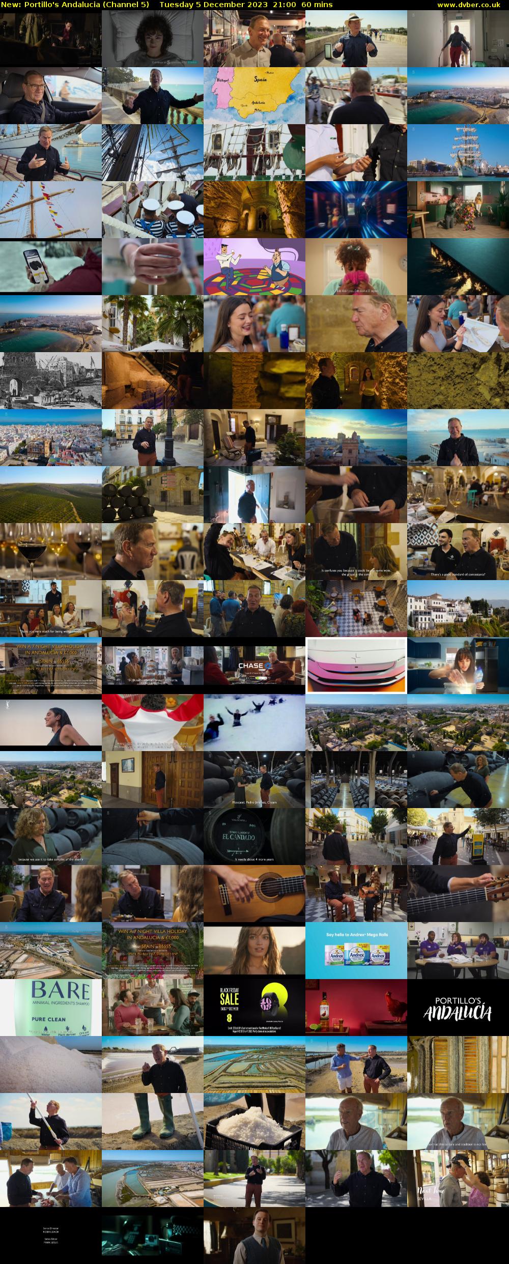 Portillo's Andalucia (Channel 5) Tuesday 5 December 2023 21:00 - 22:00