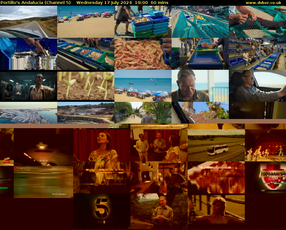 Portillo's Andalucia (Channel 5) Wednesday 17 July 2024 19:00 - 20:00