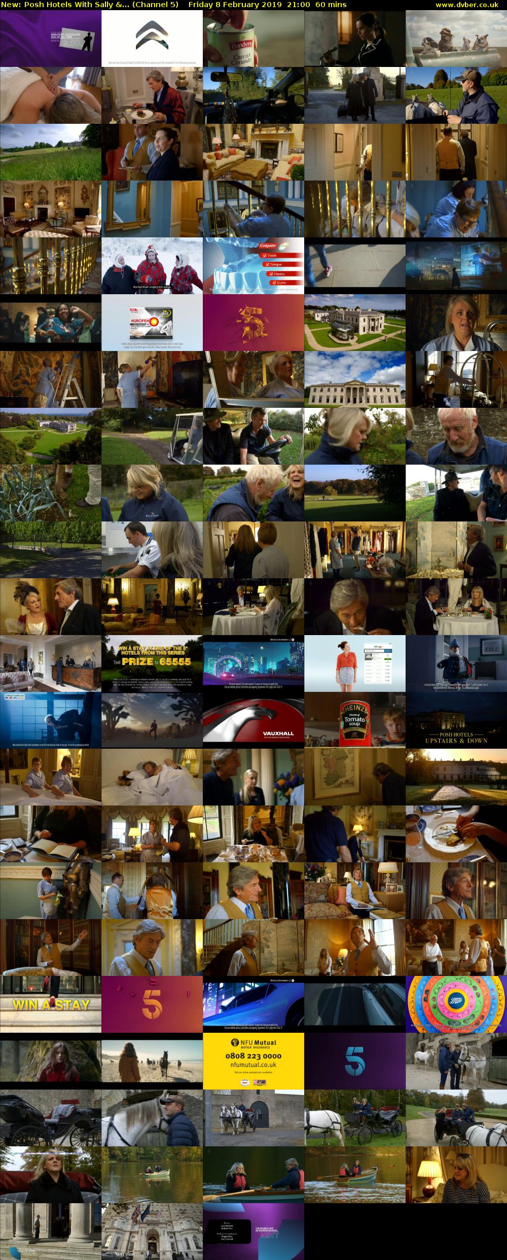 Posh Hotels With Sally &... (Channel 5) Friday 8 February 2019 21:00 - 22:00