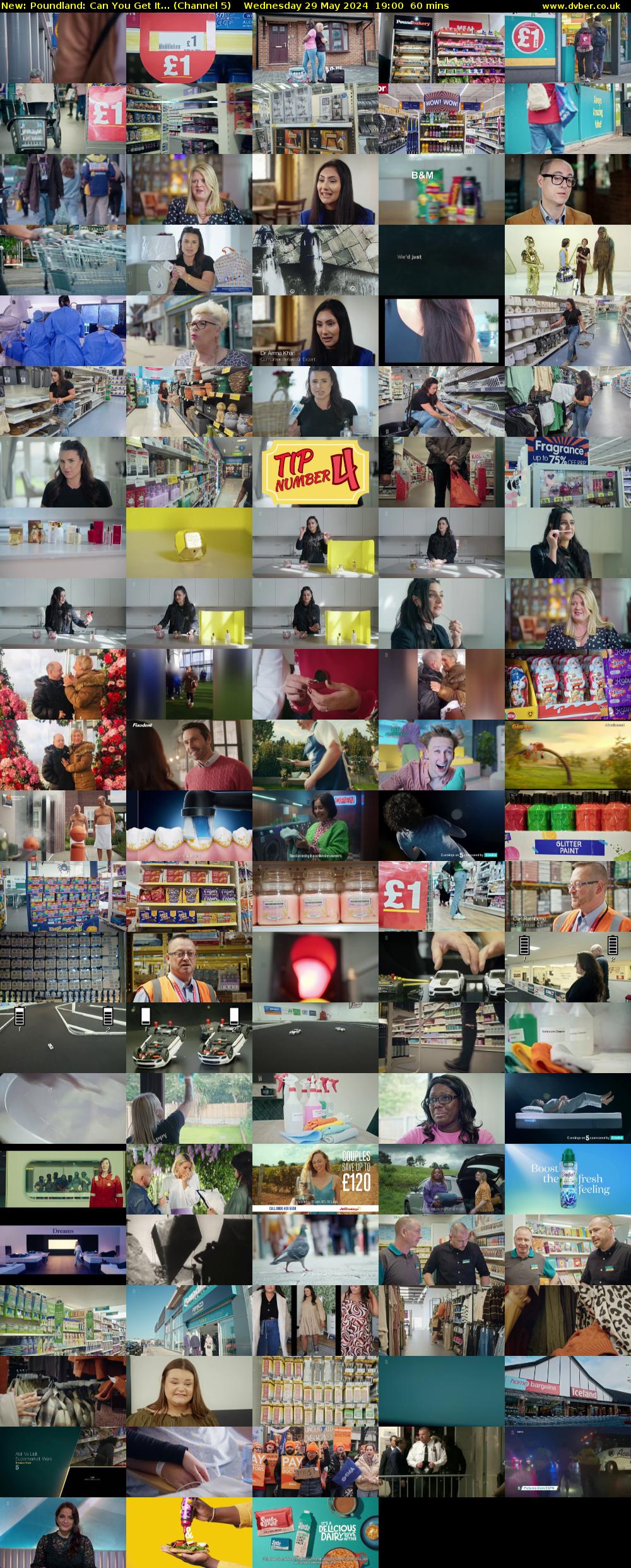 Poundland: Can You Get It... (Channel 5) Wednesday 29 May 2024 19:00 - 20:00