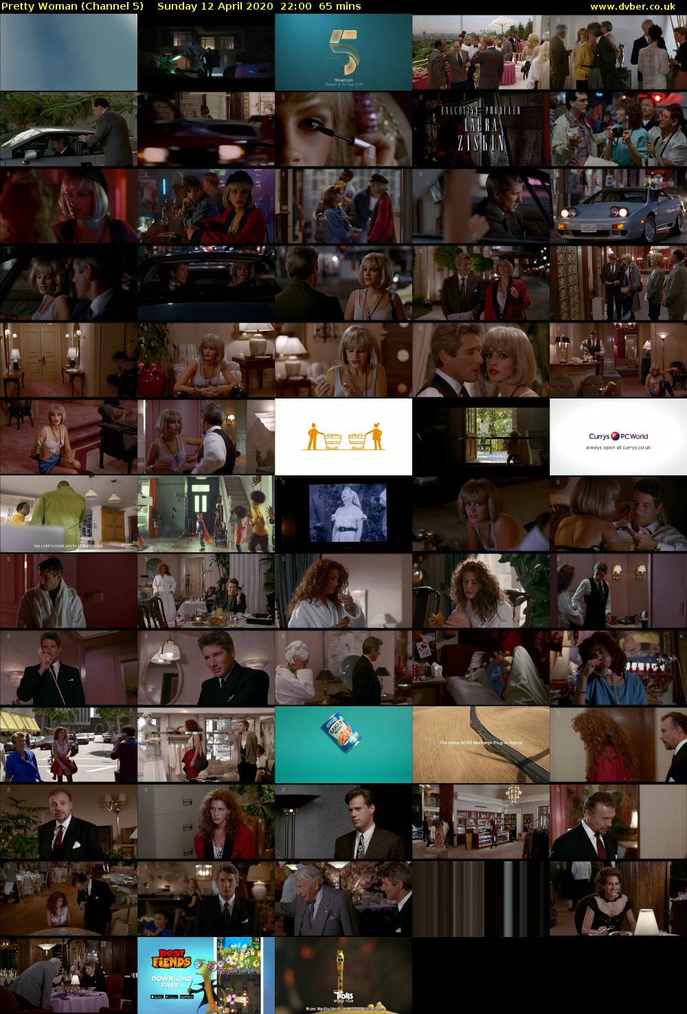 Pretty Woman (Channel 5) Sunday 12 April 2020 22:00 - 23:05