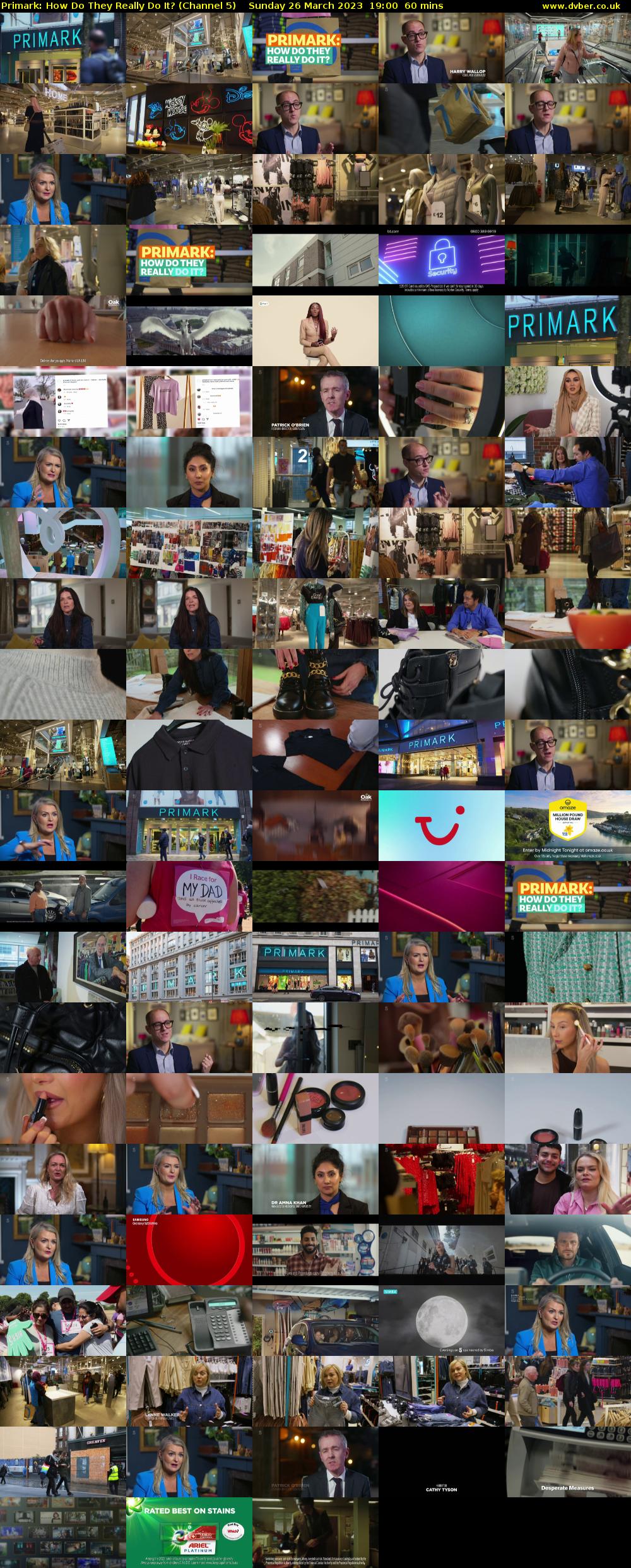 Primark: How Do They Really Do It? (Channel 5) Sunday 26 March 2023 19:00 - 20:00