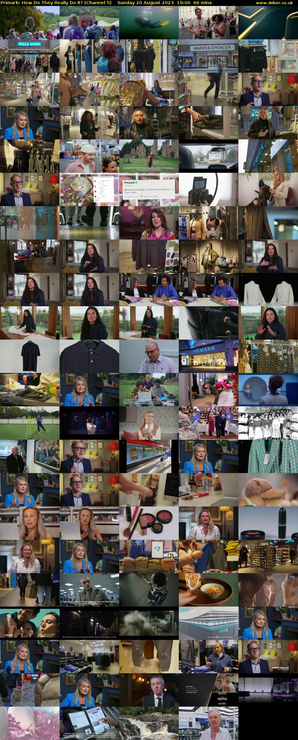 Primark: How Do They Really Do It? (Channel 5) Sunday 20 August 2023 19:00 - 20:00