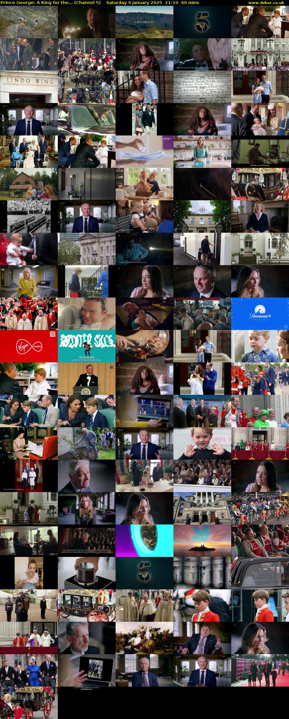 Prince George: A King for the... (Channel 5) Saturday 4 January 2025 21:10 - 22:10