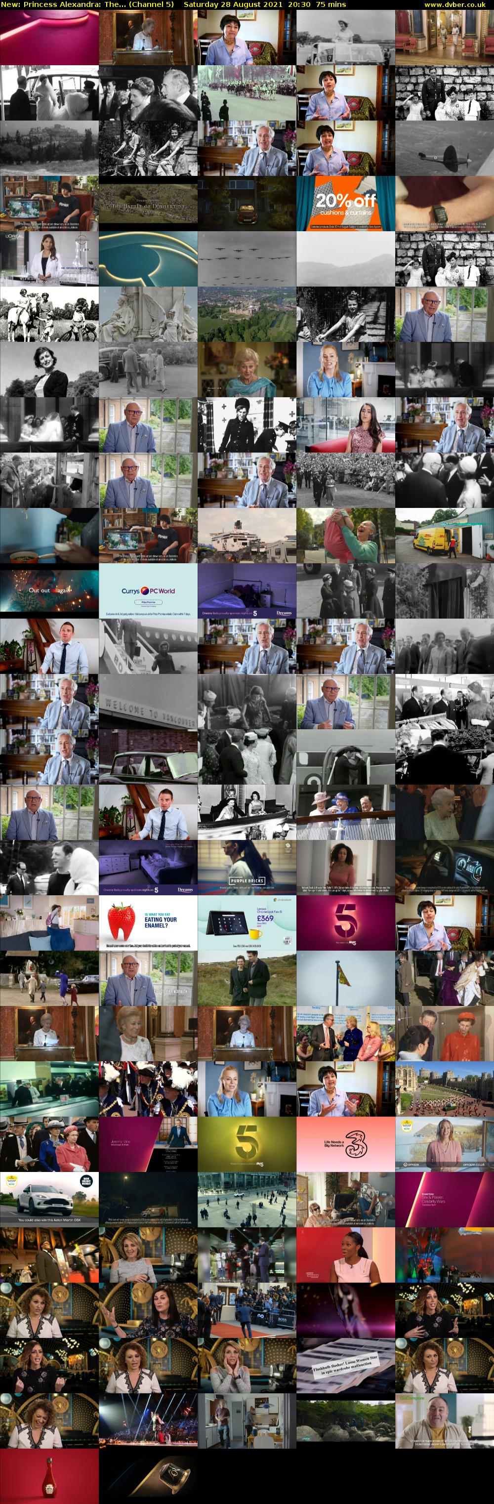 Princess Alexandra: The... (Channel 5) Saturday 28 August 2021 20:30 - 21:45